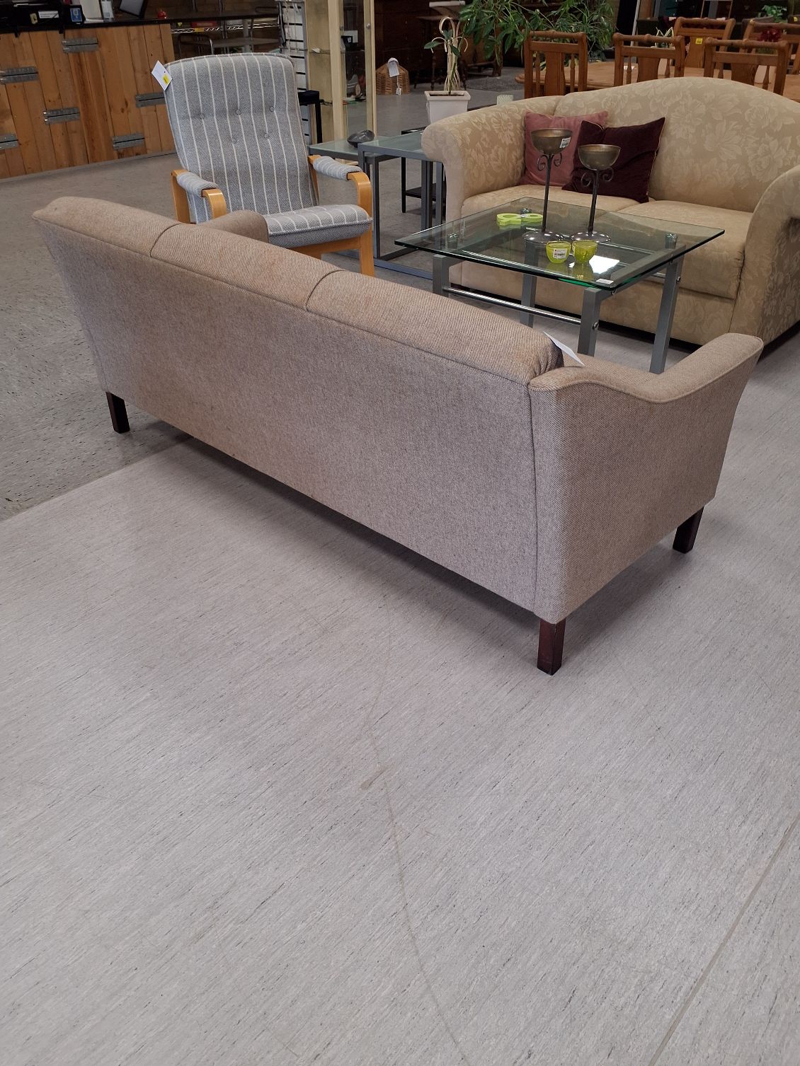 Lys beige 3 ps sofa